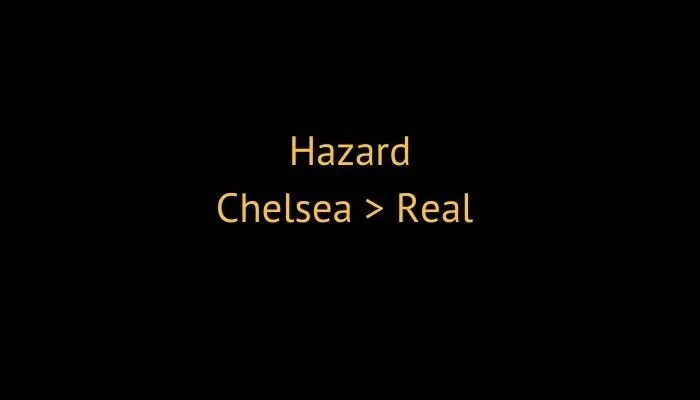 hazard Chelsea Real Madrid