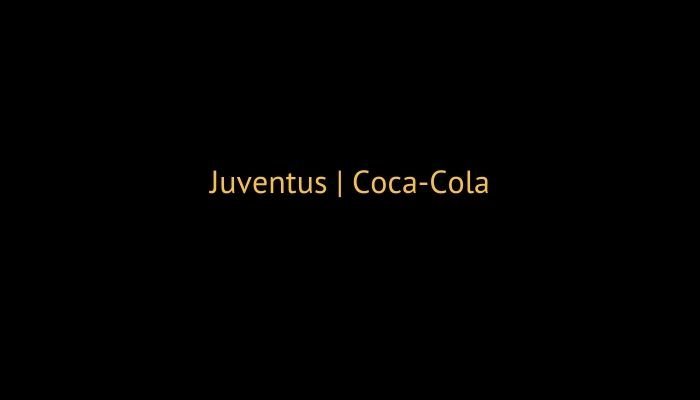 juventus coca cola