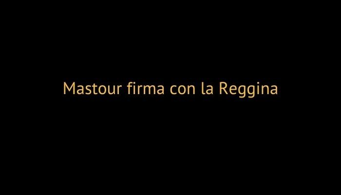 mastour firma con la reggina