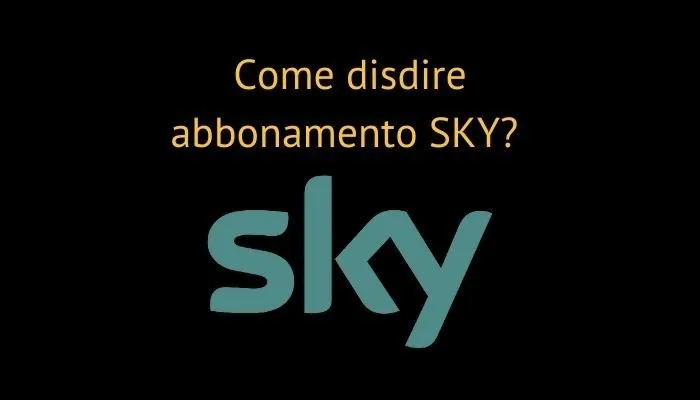 disdetta sky abbonamento