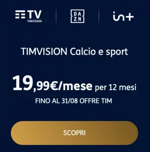 offerta tim vision dazn