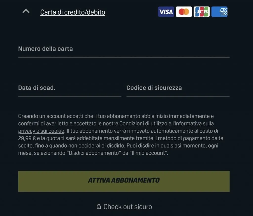 carta di credito