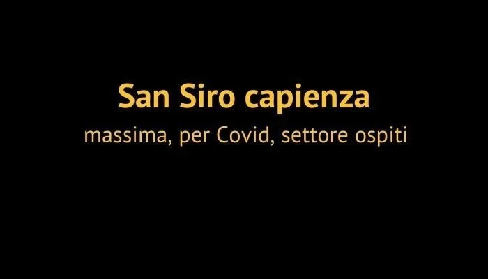 san siro capienza