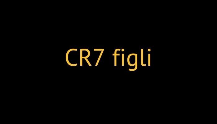 cristiano ronaldo figli