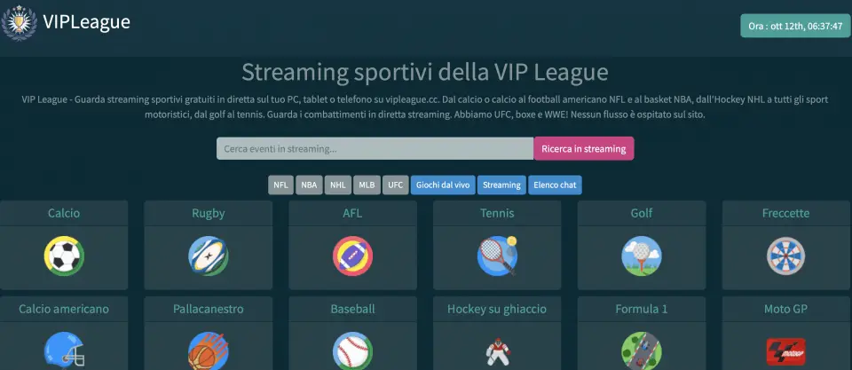 Siti streaming Champions League