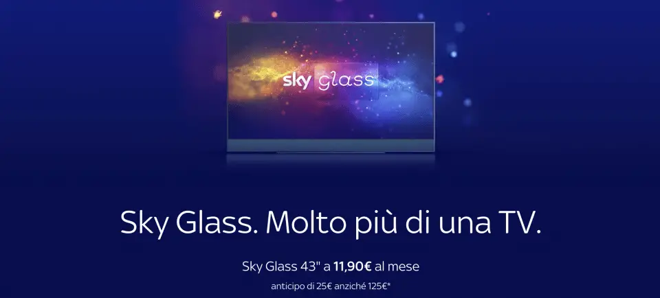 Sky Glass prezzi: quanto costano le smart tv di Sky