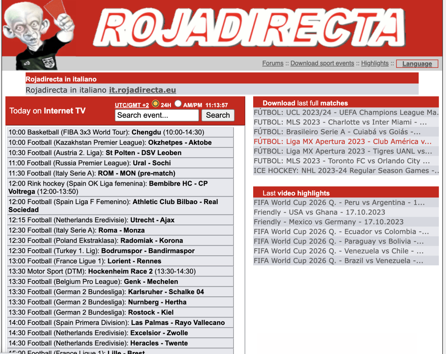 Rojadirecta 2023/2024 storia, cosa trasmette ora? Partite serie A