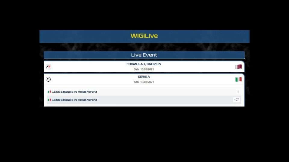wigilive streaming gratis nuovo indirizzo