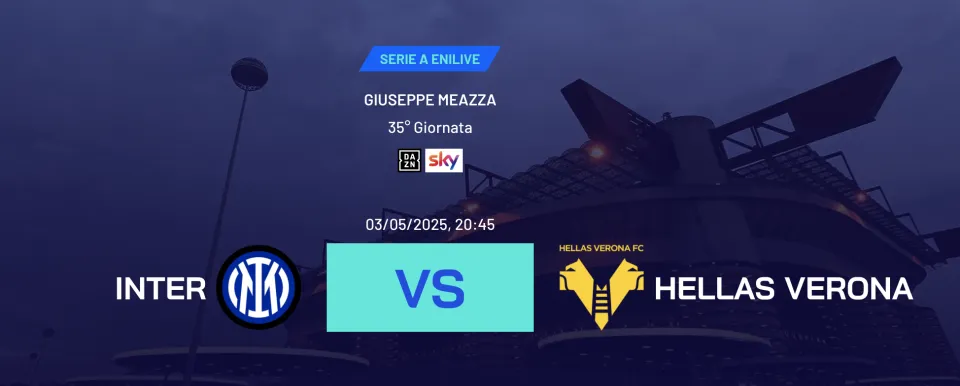 Dove vedere Inter-Verona Oggi in streaming gratis