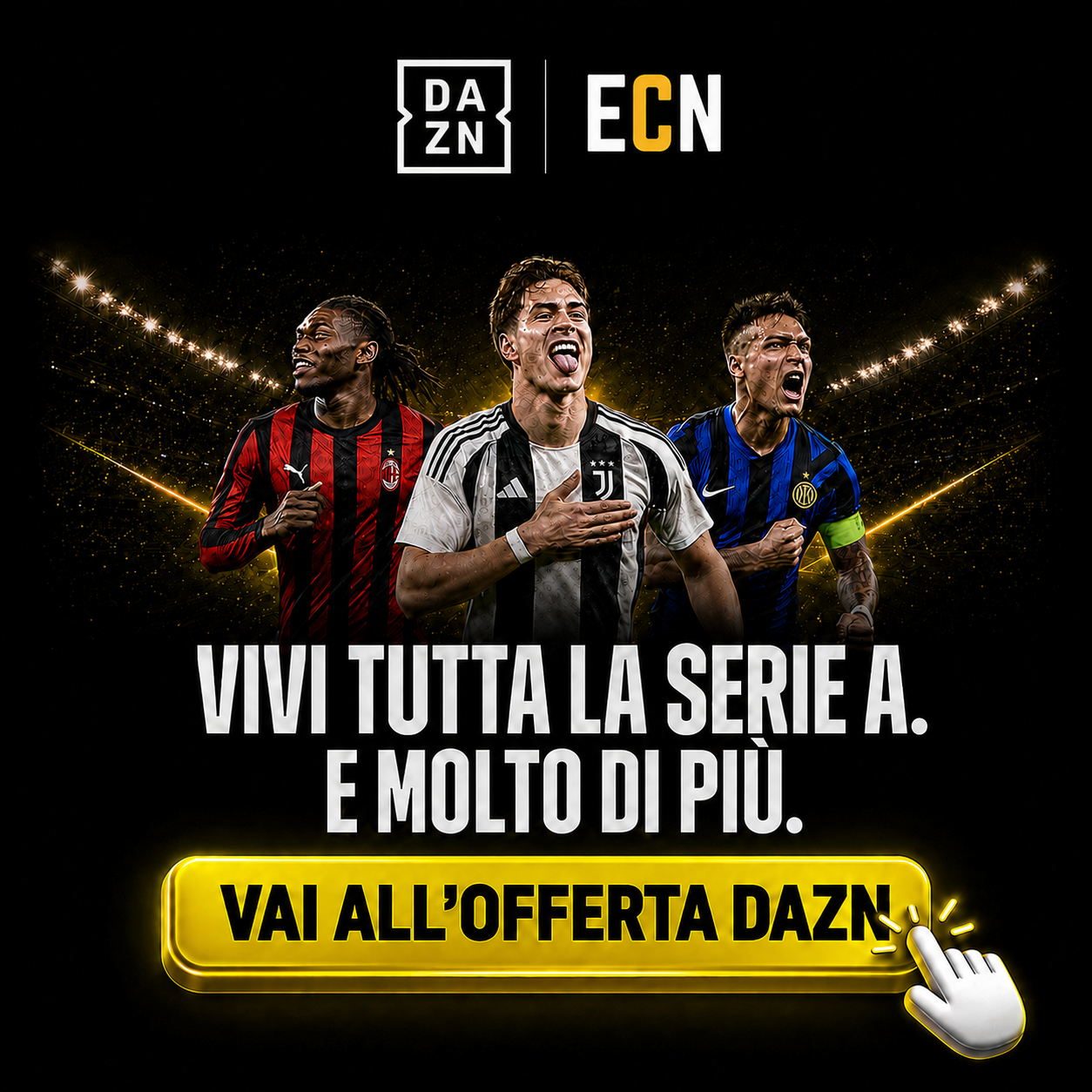 DAZN ed EuroCalcioNews: guarda la Serie A e scopri l'offerta